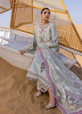 Flow by Crimson Embroidered Lawn Suits Unstitched 3 Piece - CSS25FL 2A A HANDMADE TALE